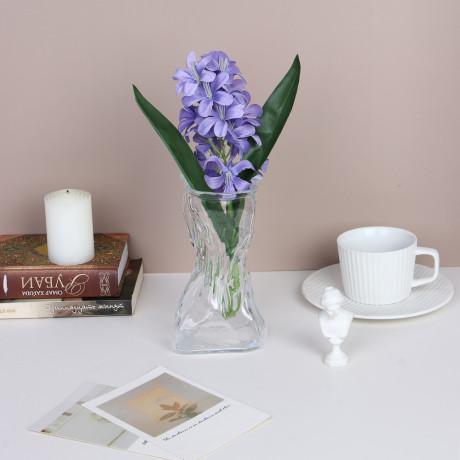 Ваза стеклянная, 9х7x16,5 см