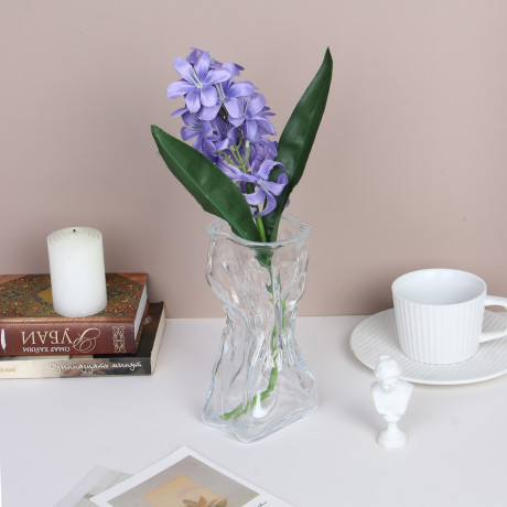 Ваза стеклянная, 9х7x16,5 см