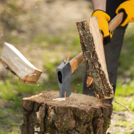 Топор кованый, 1360 г, американский тип, буковая рукоятка, 700мм, EFP Denzel