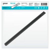 Gauss шинопровод встраив. 1-фазный 1м черный (с адаптером питания и заглушкой) TR129