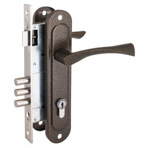 Д-град Зенит ЗВ4-85.3 бронза м/о 85 мм Замок врезной с/руч10)