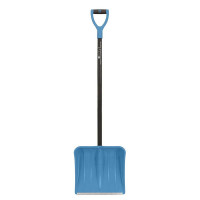 Лопата снеговая пластик Про Макс Скиф стеклопластиковый черенок в сборе 327078-00х5