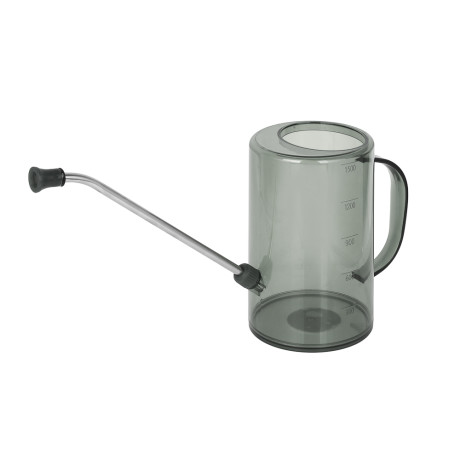 Лейка для комнатный растений тм INBLOOM, 1.5л, 18х11.5 см, РР, PS, металл, серый