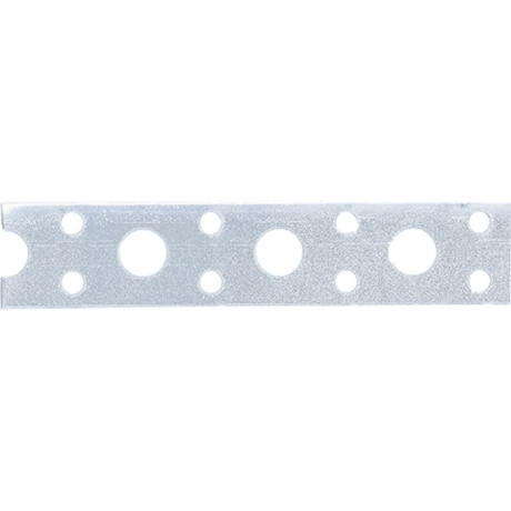 Лента перфорированная, вентиляционная, прямая, 0.55 мм, LP V, 1.7 см х 25 м, цинк Сибртех