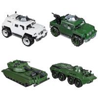 ИГРОЛЕНД Машина игрушечная &quot;Военная техника&quot;, пластик, 17x31x14,5 см,  4 диз., для детей 3+