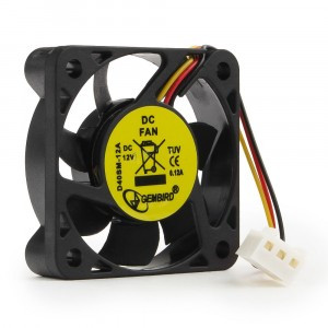 Вентилятор Gembird D40SM-12A 40x40x10, втулка, 3 pin, 0,07 м