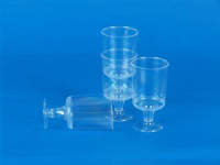 Рюмка однораз. 100мл, КРИСТАЛЛ прозр., ПС 6шт/уп Комус