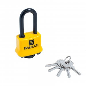 БУЛАТ ВС 0340-01 всепогодный 5кл. d=8мм Замок навесной36,6)