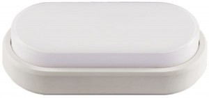 Jazzway св-к св/д IP65 8W (600lm) 4000K 160х90х45 овал белый 4K PBH-PC2-OA .1035653