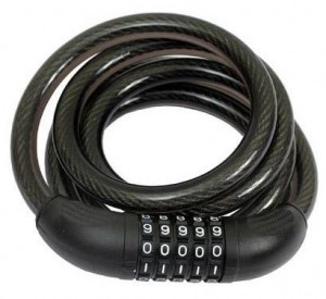 АЛЛЮР ВС-Т12К (1500 мм) замок навесной кодовый с тросом (d=12мм)(велосипедный)(30,10)