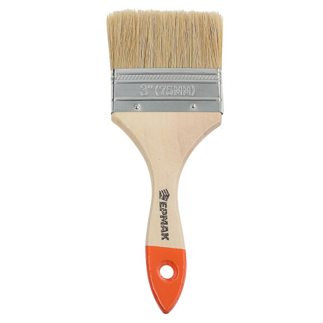 ЕРМАК Кисть малярная плоская "Стандарт" нат. щетина 3" (75мм)