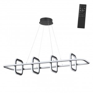 NOVOTECH 359185 OVER NT23 000 чер св-к подвесной димм., пульт ДУ IP20 LED 4000К 175W ONDO