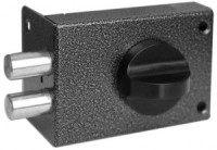 Омега Д-град ЗН 1-2Р медь двухригельный Замок накладной (30)