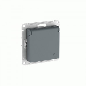 Systeme Electric ATLASDESIGN мех. роз СУ 1 мест.(земля)шт,крыш,16А(автоклем)ГРИФЕЛЬ ATN000746S (10!)