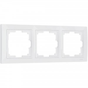 Werkel рамка СУ 3 мест. Snabb Basiс (белый, basiс) (WL03-Frame-03 a036627)W0032001 a051299