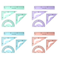 Набор чертежный малый Berlingo &quot;Instinct&quot;(треуг. 2шт., линейка 15см, транспортир),ассорти Арт.339131