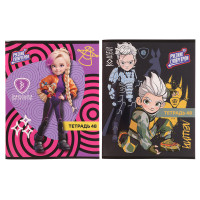 BY Русские Супергерои Тетрадь общая 48л. в клетку &quot;РСГ&quot;, УФ, твин лак, обл. картон, скрепка, 2 диз.