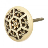 Ручка для мебели Слоновая кость беж (в кор 6 шт, цена за шт) BLUMEN HAUS