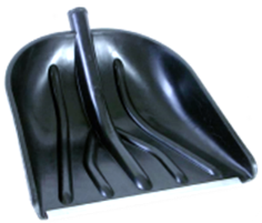 "Лопата Купец-2" с алюминиевой планкой ~с алюминиевым черенком и V-ручкой