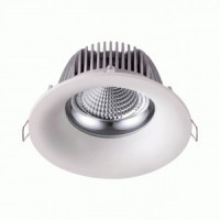 NOVOTECH 358024 NT19 160 бел. встр. св-к IP20 св/д 4100К 10W GLOK 994lm 65x120
