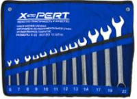 Набор комбинированных ключей 10 предметов    6-7-8-9-10-11-12-13-14-17-19-22мм  Х-pert