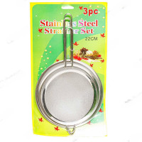 Сито НАБОР 3пр 18/20/22 см с нерж сеткой NA025 х48