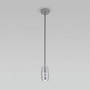 Eurosvet св-к подвесной LED 566lm 70х70х1450 металл хром Bonaldo 50246/1 LED a061438