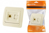 TDM Валдай роз. телеф. СУ 1 мест. сл. кость (RJ-11) (10!) SQ1804-0112