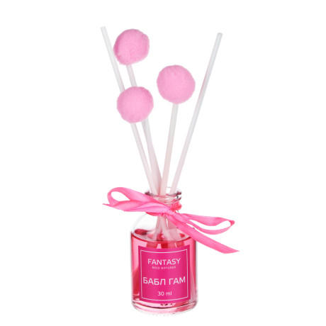 NEW GALAXY Ароматизатор диффузор "Фэнтази", 30 мл.6 аром.(бабл гам,лаванда,океан,ваниль,корица,лайм)