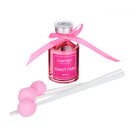 NEW GALAXY Ароматизатор диффузор "Фэнтази", 30 мл.6 аром.(бабл гам,лаванда,океан,ваниль,корица,лайм)