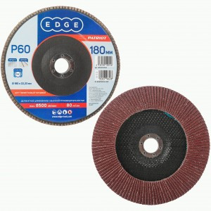 PATRIOT Круг лепестковый торцевой Edge by 180мм*22,23мм*P60, 819010014