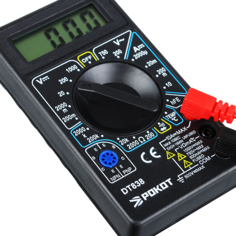 РОКОТ Мультиметр цифровой DT-838