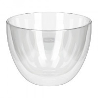 Салатница стеклянная с двойными стенками Fresco 500мл QWERTY