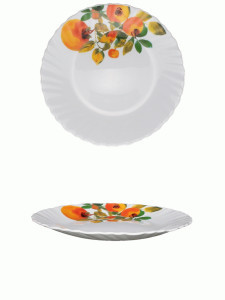 Тарелка обеденная Хурма 24см стекло (кратность 6шт!!!) МФК MFK21095