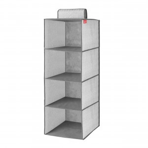 Органайзер подвесной 30x30x84см нетканный материал/картон ВПОРЯДКЕ, 4 полки 75435 Master House