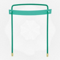 Механизм для скоросшивателя разъемный Attache металл/пластик,10 шт.,зеленый 130792