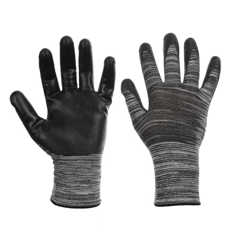 INBLOOM Перчатки садовые нейлоновые с нитриловым полуобливом, р.10, 24.5см, 34 г