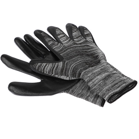 INBLOOM Перчатки садовые нейлоновые с нитриловым полуобливом, р.10, 24.5см, 34 г