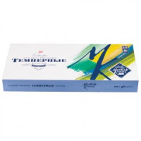 Краски темперные художественные &quot;Мастер-класс&quot;, НАБОР 10цв. по 46 мл, в тубах, без кисти, 1641032