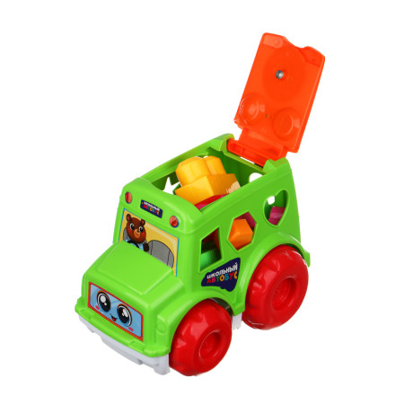 ИГРОЛЕНД Машинка сортер с кубиками "Путешествие", РР, 23х25см