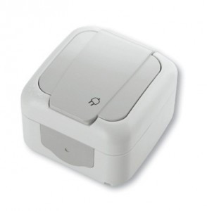 VIKO by Panasonic PALMIYE  роз. (земля) серый ОУ Серый 16А IP54 90555508