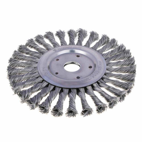 ЕРМАК PROFI Щетка дисковая для УШМ, плетеные пучки стальной проволоки 0,5мм, 175х22мм