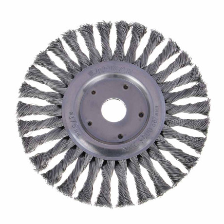 ЕРМАК PROFI Щетка дисковая для УШМ, плетеные пучки стальной проволоки 0,5мм, 175х22мм