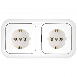 Bylectrica Гармония роз. СУ 2 пост. бел. (земля, пластик, шины) РС16-349