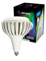 КОСМОС ЛОН A190 высокомощ E40 200W 19000lm 6500K 6K  250*190 KHWLED200WE4065