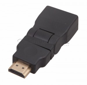 Переходник шт.HDMI - гн.HDMI поворотный GOLD REXANT цена за шт (10!), 17-6813