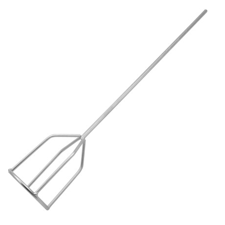 Миксер для гипсовых смесей, 100 х 590 мм, оцинкованный, шестигранный хвостовик 8 мм Denzel