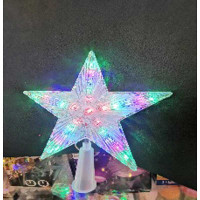 Гирлянда макушка LS-4-6 звезда 22 см цветная х60