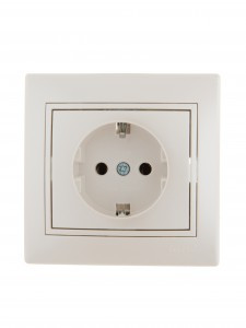 Lezard Мира роз. СУ 1 мест. 16А перламутр (земля, керамика, корпус PC) 701-3030-122