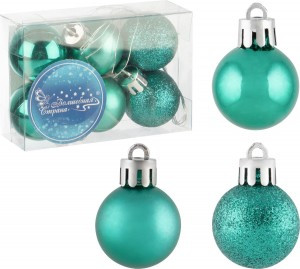 Набор шаров SYQA- 0123120-01, 6шт, 3см Волшебная страна